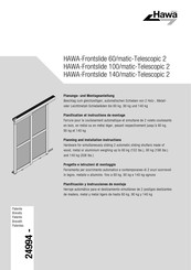 hawa Frontslide 100/matic-Telescopic 2 Instructions De Montage