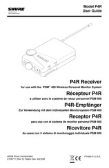 Shure P4R Mode D'emploi