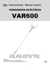 Anova VAR600 Instructions