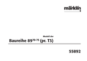 marklin 89 70-75 Série Mode D'emploi