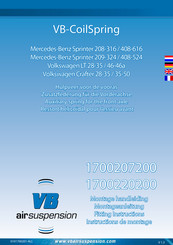 VB air suspension 1700220200 Instructions De Montage