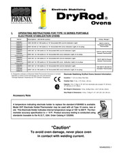 Phoenix International DryRod 10 Serie Mode D'emploi