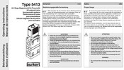 Burkert 5413 Notice D'utilisation