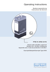 Burkert 6106 Instructions De Service