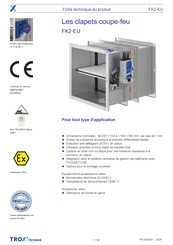 Trox Technik FK2-EU/DE/200x200x500/AA/Z03 Fiche Technique
