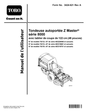 Toro Z Master 74315 Manuel De L'utilisateur