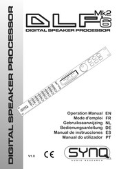 SYNQ DLP 6 Mk2 Mode D'emploi