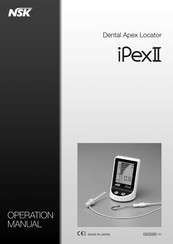 NSK iPex II Mode D'emploi