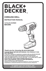 Black & Decker BDCD8C Manuel D'instructions