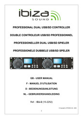 Ibiza sound IDJ-2 Manuel D'utilisation