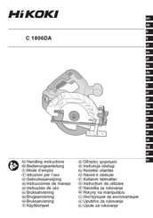 HIKOKI C 1806DA Mode D'emploi