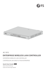 FS AC-7072 Guide De Démarrage Rapide