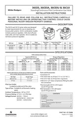 Emerson White-Rodgers 36C03U Instructions D'installation