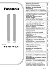 Panasonic TY-SP65PV600 Instructions D'installation