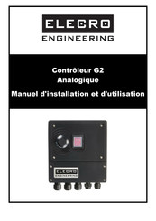 Elecro Engineering G2 Manuel D'installation Et D'utilisation