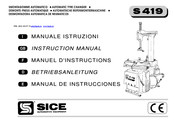 SICE S419 Manuel D'instructions