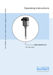 Burkert 8112 Mode D'emploi