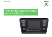 Skoda Infoloisirs Navigation Amundsen Notice D'utilisation