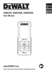DeWalt DW0165 Manuel D'utilisation