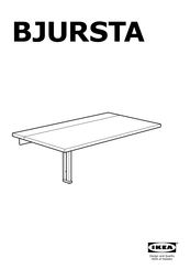Ikea BJURSTA Mode D'emploi