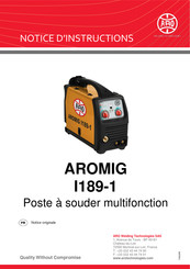 ARO AROMIG I189-1 Notice D'instructions