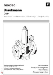 resideo Braukmann D15P Notice De Montage