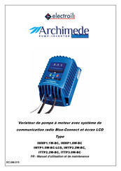 electroil ARCHIMEDE BLUE CONNECT IMTP2.2W-BC Manuel D'utilisation Et De Maintenance