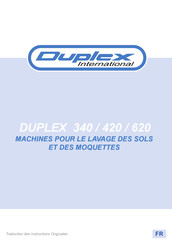Duplex STANDARD 620 Traduction Des Instructions Originales