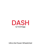 Travel Buggy DASH Ultra Lite Power Wheelchair Mode D'emploi