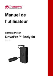 Transcend DrivePro Body 60 Manuel De L'utilisateur