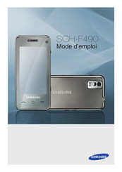 Samsung SGH-F490 Mode D'emploi