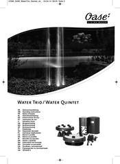Oase Water Quintet Notice D'emploi