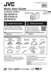 JVC Everio GZ-VX705 U Guide De L'utilisateur