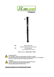 Ribimex Ribiland PR/UB.1405 Manuel D'instructions Et D'utilisation