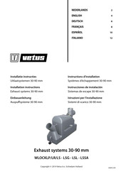 Vetus LSG90 Instructions D'installation