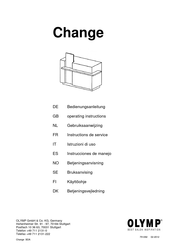 Olymp Change Instructions De Service