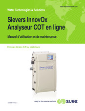 SUEZ Sievers InnovOx Manuel D'utilisation Et De Maintenance