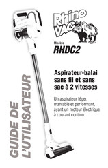 RhinoVac RHDC2 Guide De L'utilisateur