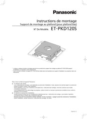 Panasonic ET-PKD120S Instructions De Montage