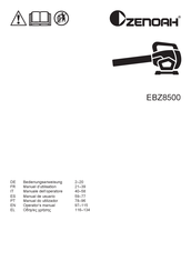 Zenoah EBZ8500 Manuel D'utilisation