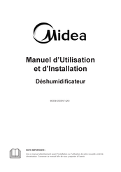 Midea MDDM-20DEN7-QA3 Manuel D'utilisation Et D'installation