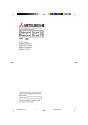 Mitsubishi Diamond Scan 52 Manuel Utilisateur