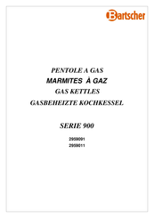 Bartscher 900 Série Manuel D'installation, D'entretien Et D'emploi