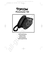 Topcom Phonemaster 100 Mode D'emploi