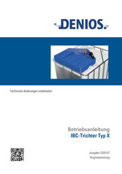 Denios IBC-Trichter X Notice D'instructions