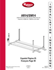 Rotary SM14 Instructions D'installation