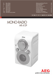 AEG MONO-RADIO MR 4129 Mode D'emploi