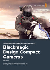 Blackmagic Design Compact Cameras Manuel D'installation Et D'utilisation