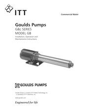 ITT Goulds Pumps L Série Instructions D'installation, D'utilisation Et D'entretien