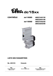 Efka AB221A5130 Mode D'emploi
